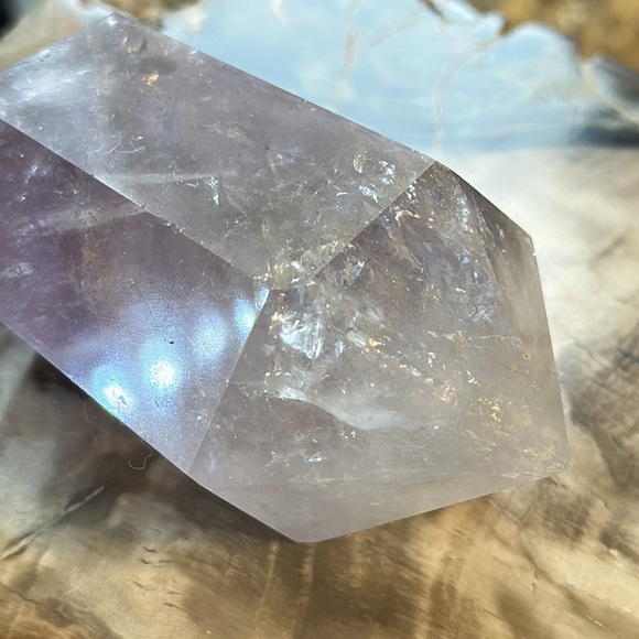 🎄SALE🎄Amethyst DT Crystal Point With Rainbow! - Picture 9 of 11